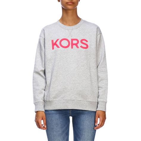 michael kors sweatshirt pink gold|Michael Kors grey crewneck sweatshirt.